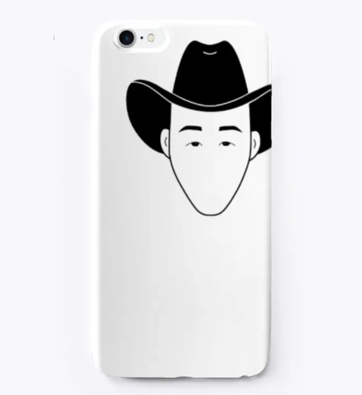 Asian Cowboy Head (Black)